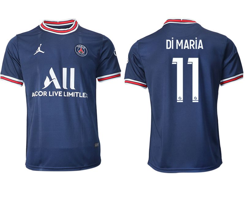 Men 2021-2022 Club Paris St German home aaa version blue #11 Soccer Jersey